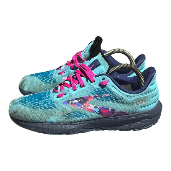 Brooks Levitate 4 Women's Size 8.5 Blue Teal Multicolor Running Shoes DNA AMP - Picture 4 of 8